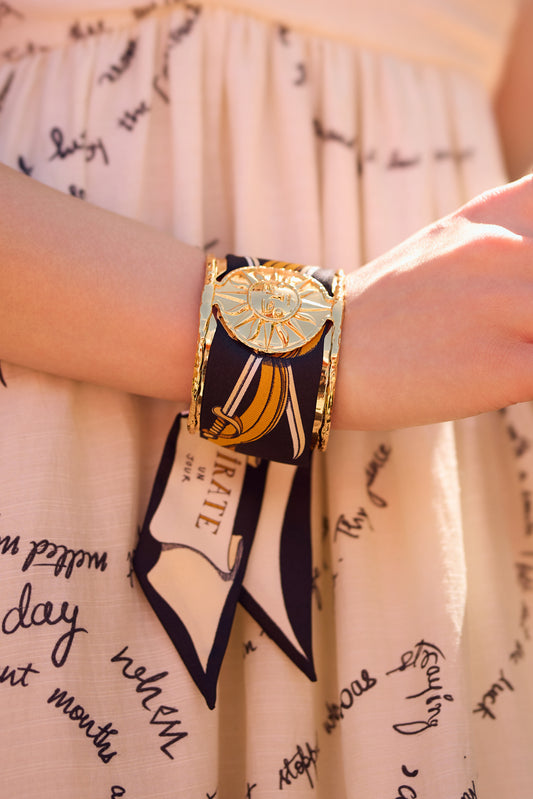 Bracelet with Parisian Pirate Ribbon